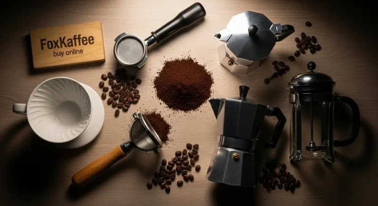 Gemahlener Kaffee für Siebträger, Handfilter, Herdkanne & French Press
